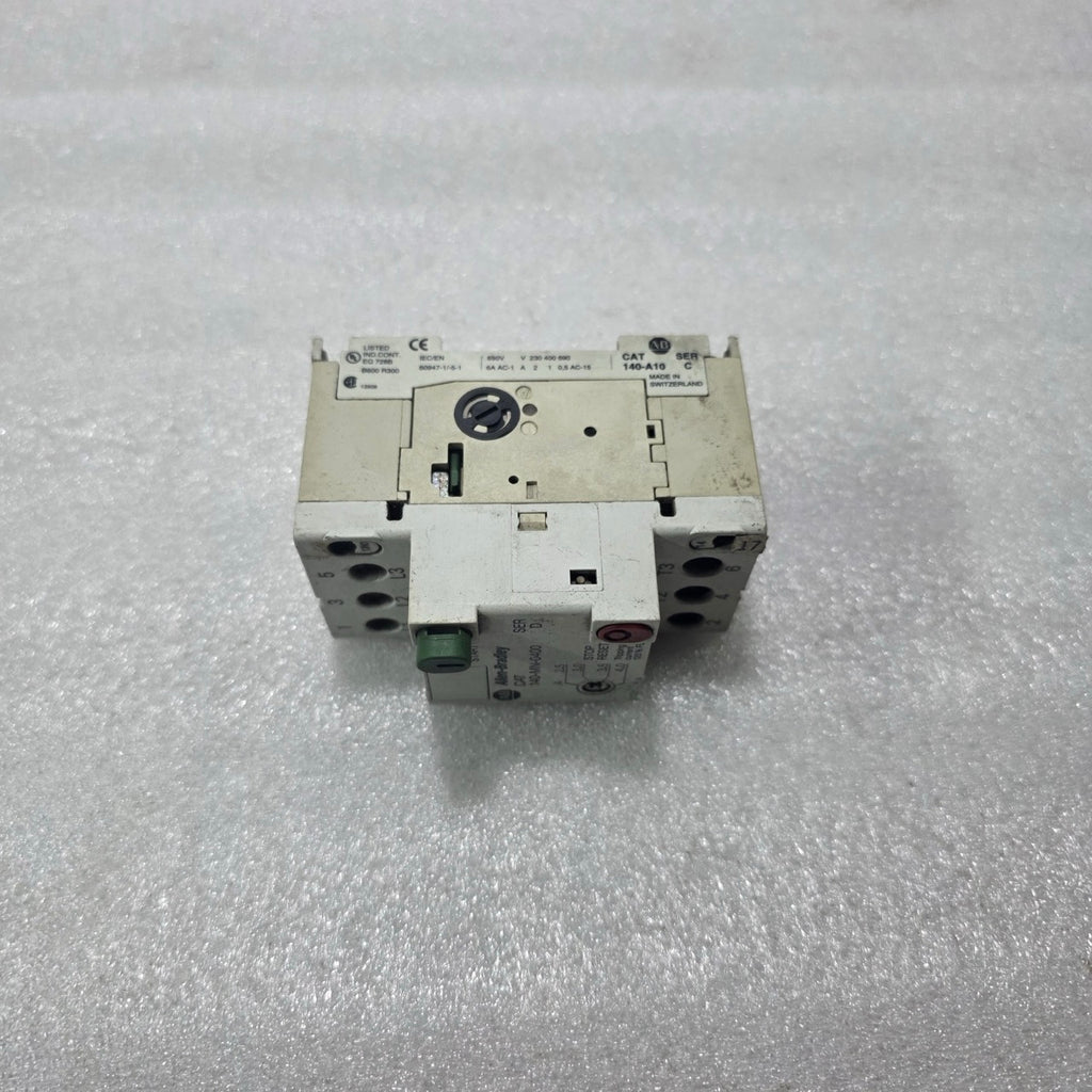ALLEN BRADLEY 140-MN-0400 THERMAL OVERLOAD RELAY 2.5-4.0A MOTOR PROTECTION RELAY