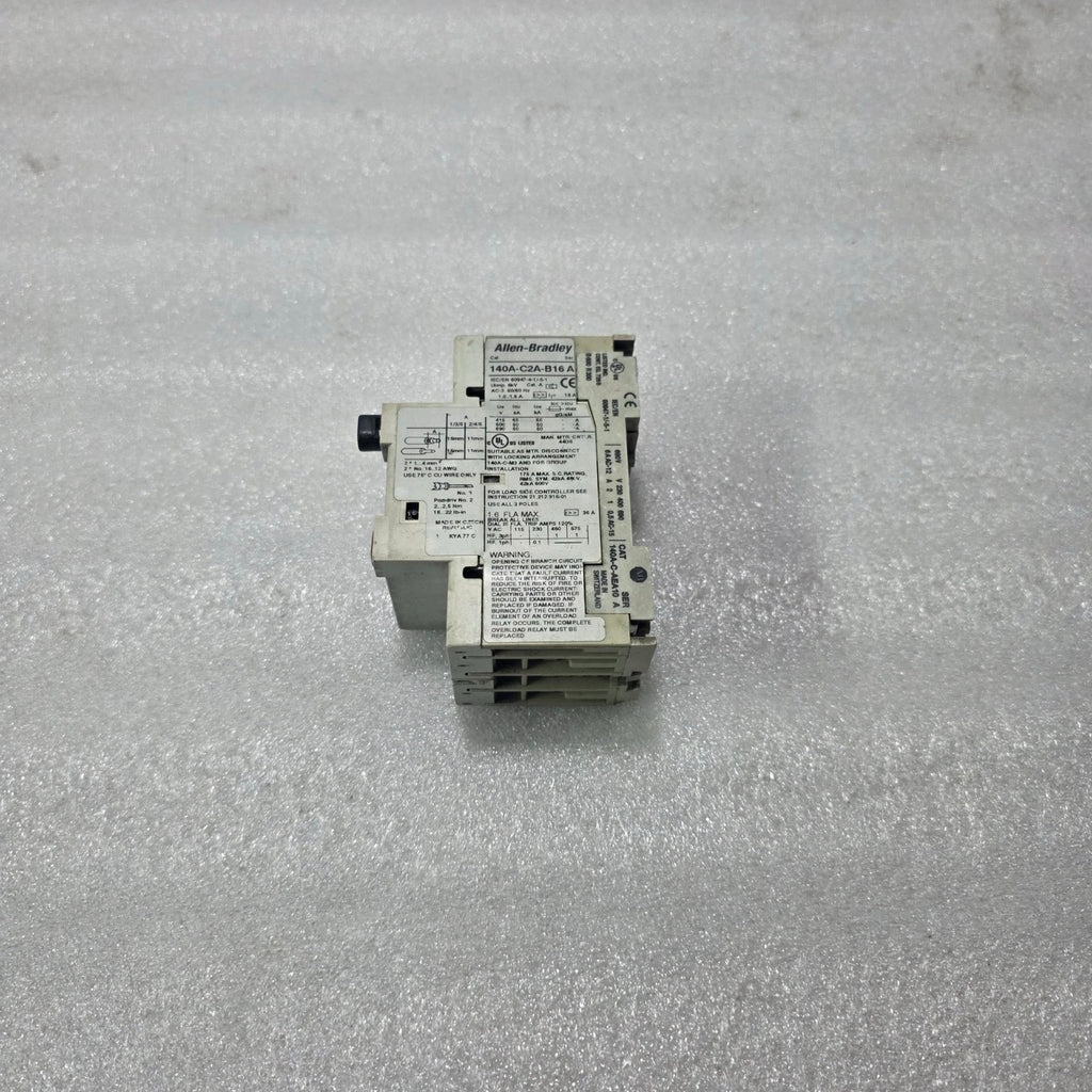 ALLEN BRADLEY 140A-C2A-B16 SERIES A MANUAL MOTOR STARTER PROTECTOR 1.0-1.6A