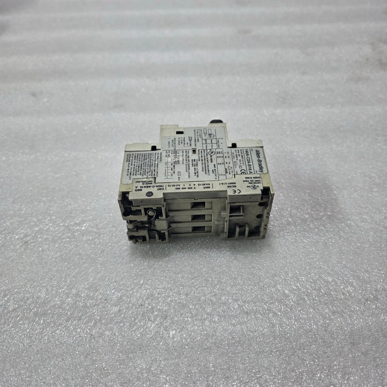 ALLEN BRADLEY 140A-C2A-B16 SERIES A MANUAL MOTOR STARTER PROTECTOR 1.0-1.6A