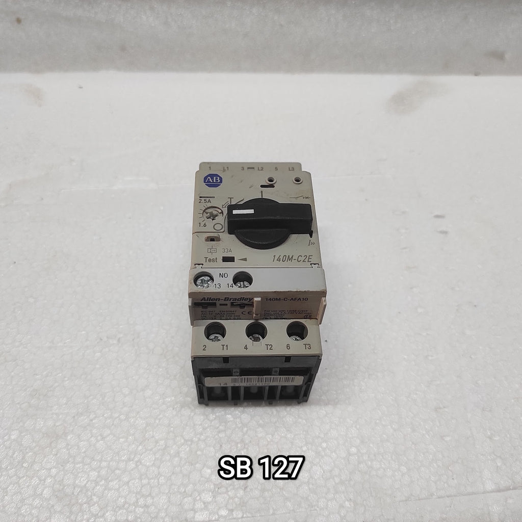 ALLEN BRADLEY 140M-C2E-B25 CIRCUIT BREAKER MOTOR PROTECTION