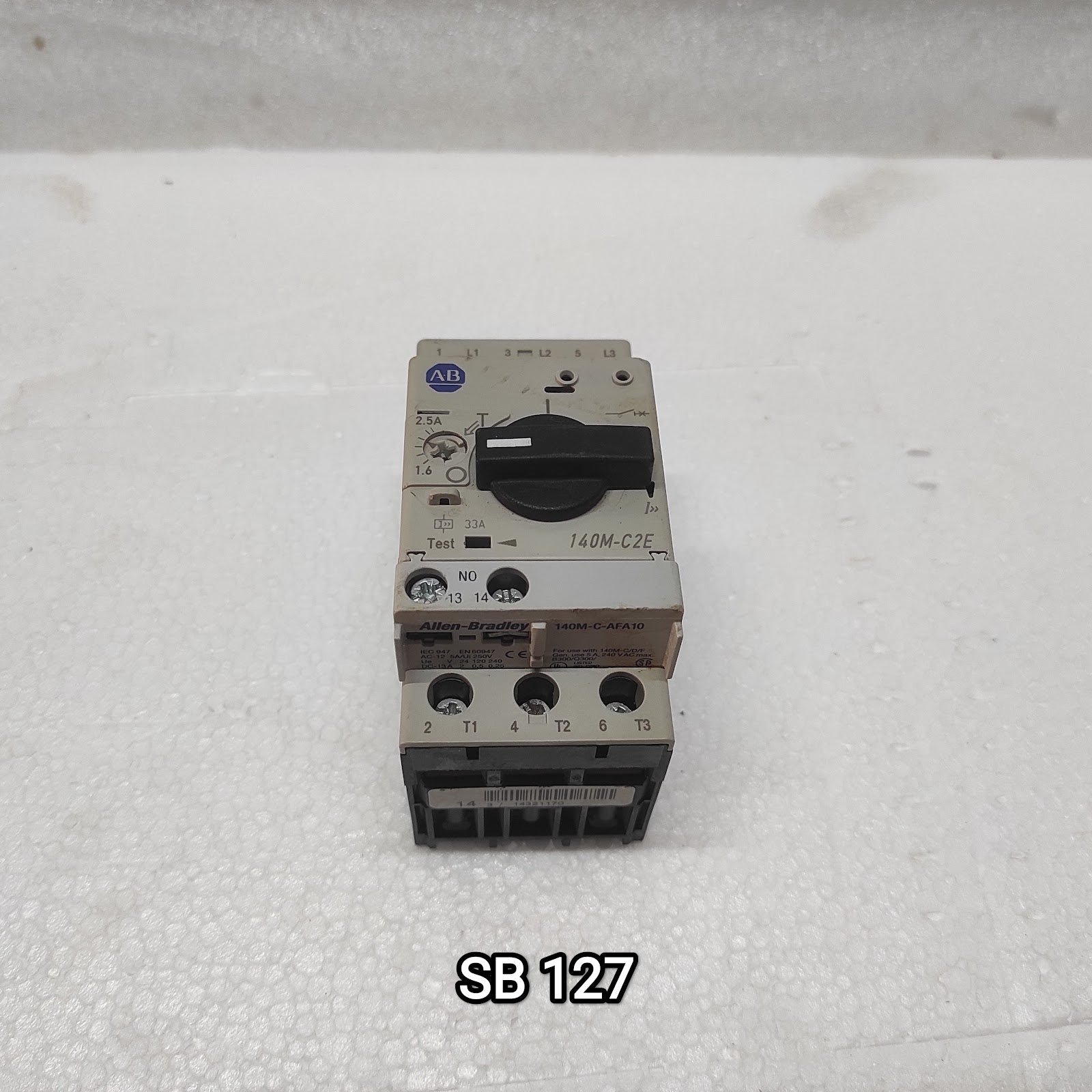ALLEN BRADLEY 140M-C2E-B25 CIRCUIT BREAKER MOTOR PROTECTION