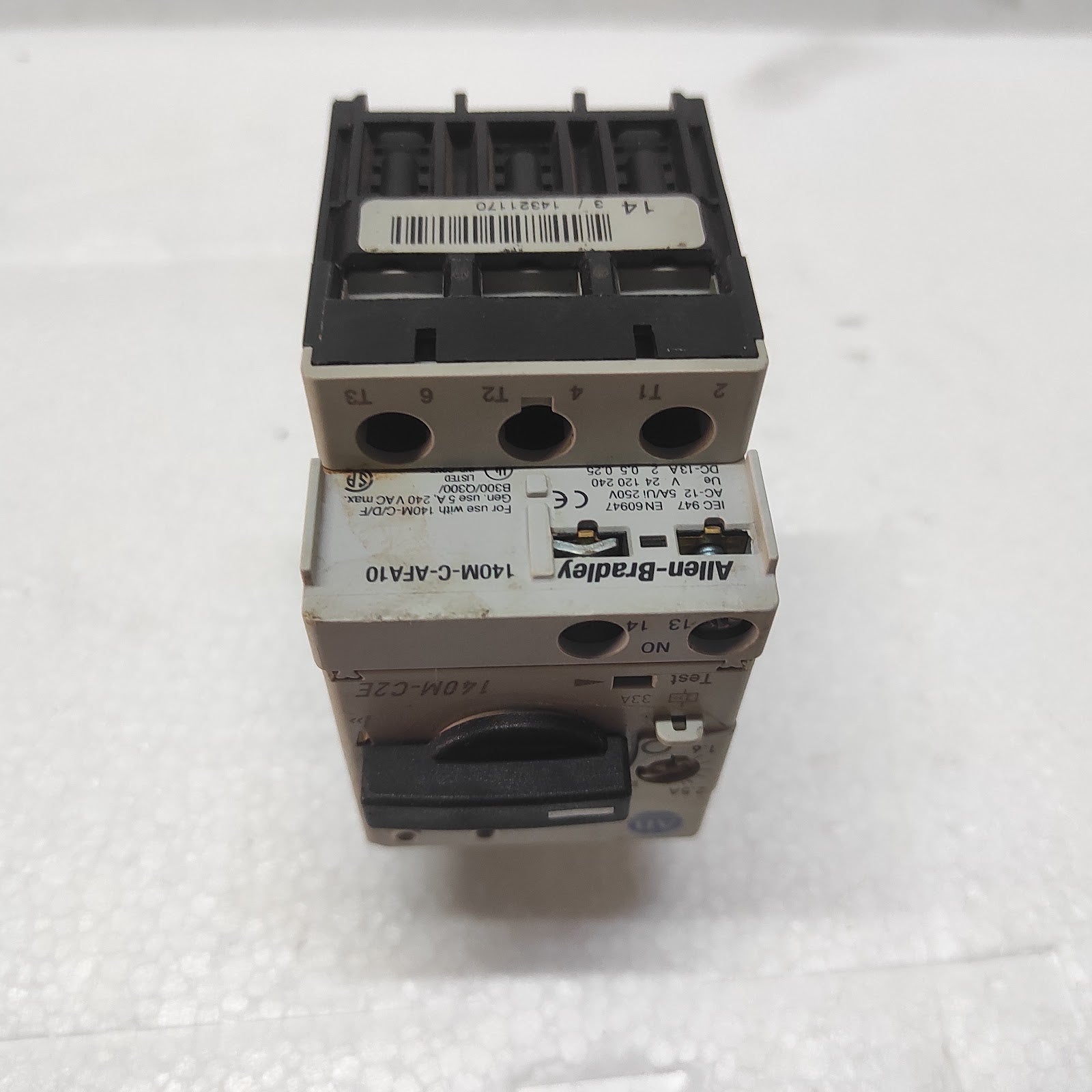 ALLEN BRADLEY 140M-C2E-B25 CIRCUIT BREAKER MOTOR PROTECTION