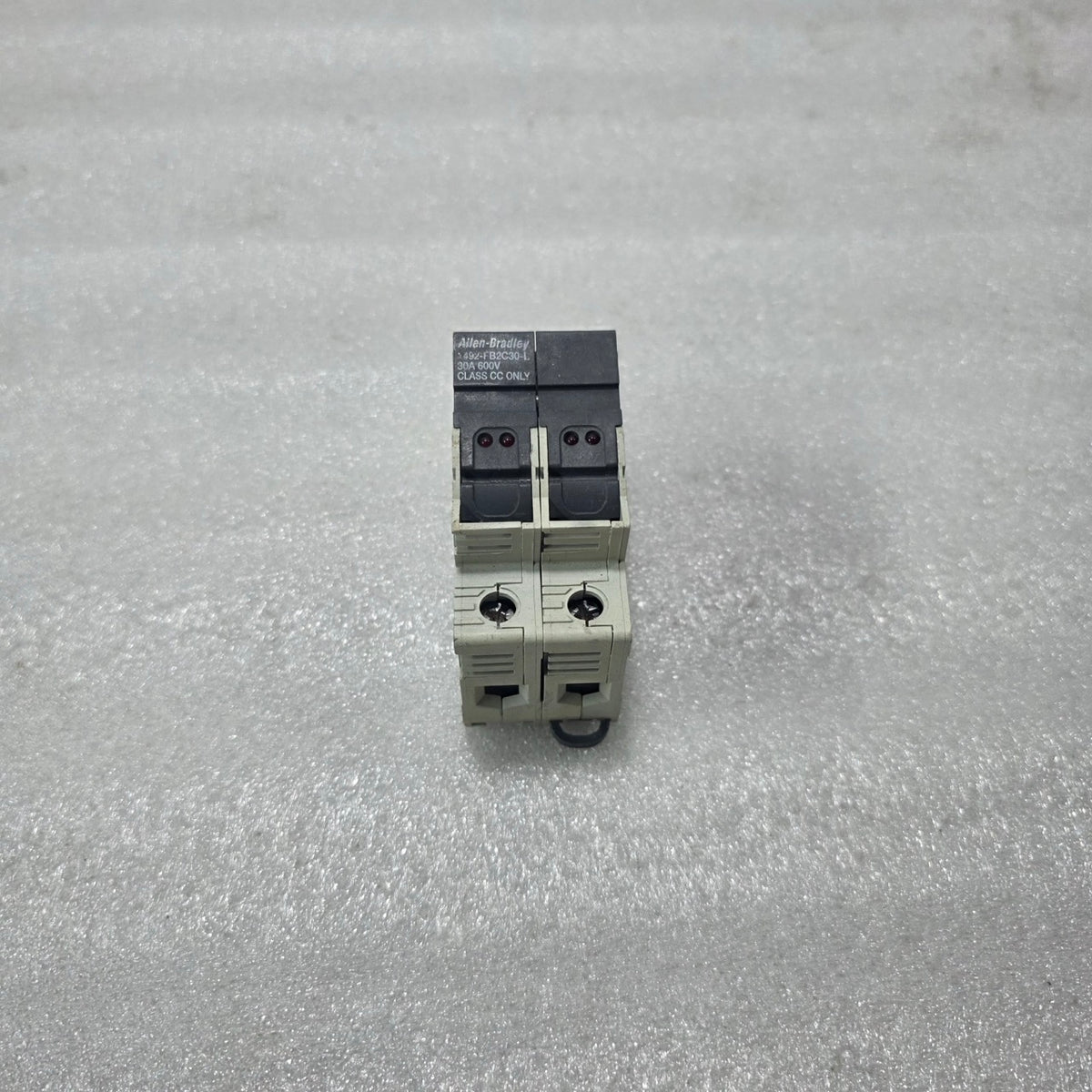 ALLEN BRADLEY 1492-FB2C30-L CLASS CC FUSE HOLDER 30A 600V 2 POLE