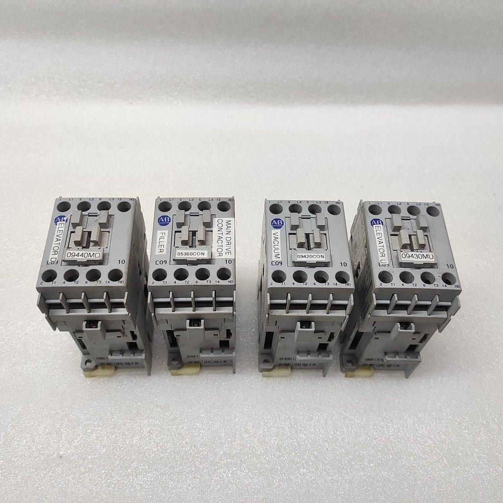 ALLEN BRADLEY CAT 100-C09D-10 MAGNETIC CONTACTOR COIL VOLTAGE 24VDC 100C09D10