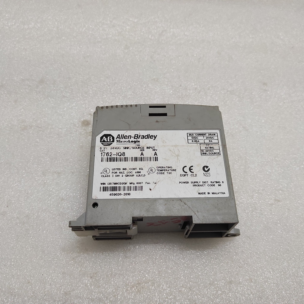 ALLEN BRADLEY CAT 1762-IQ8 MICROLOGIX