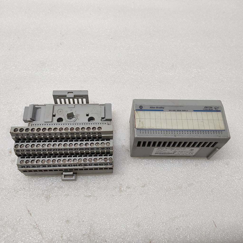 ALLEN BRADLEY CAT 1794-IB32 FLEX I/O DIGITAL INPUT MODULE 1794-TB32 92415471