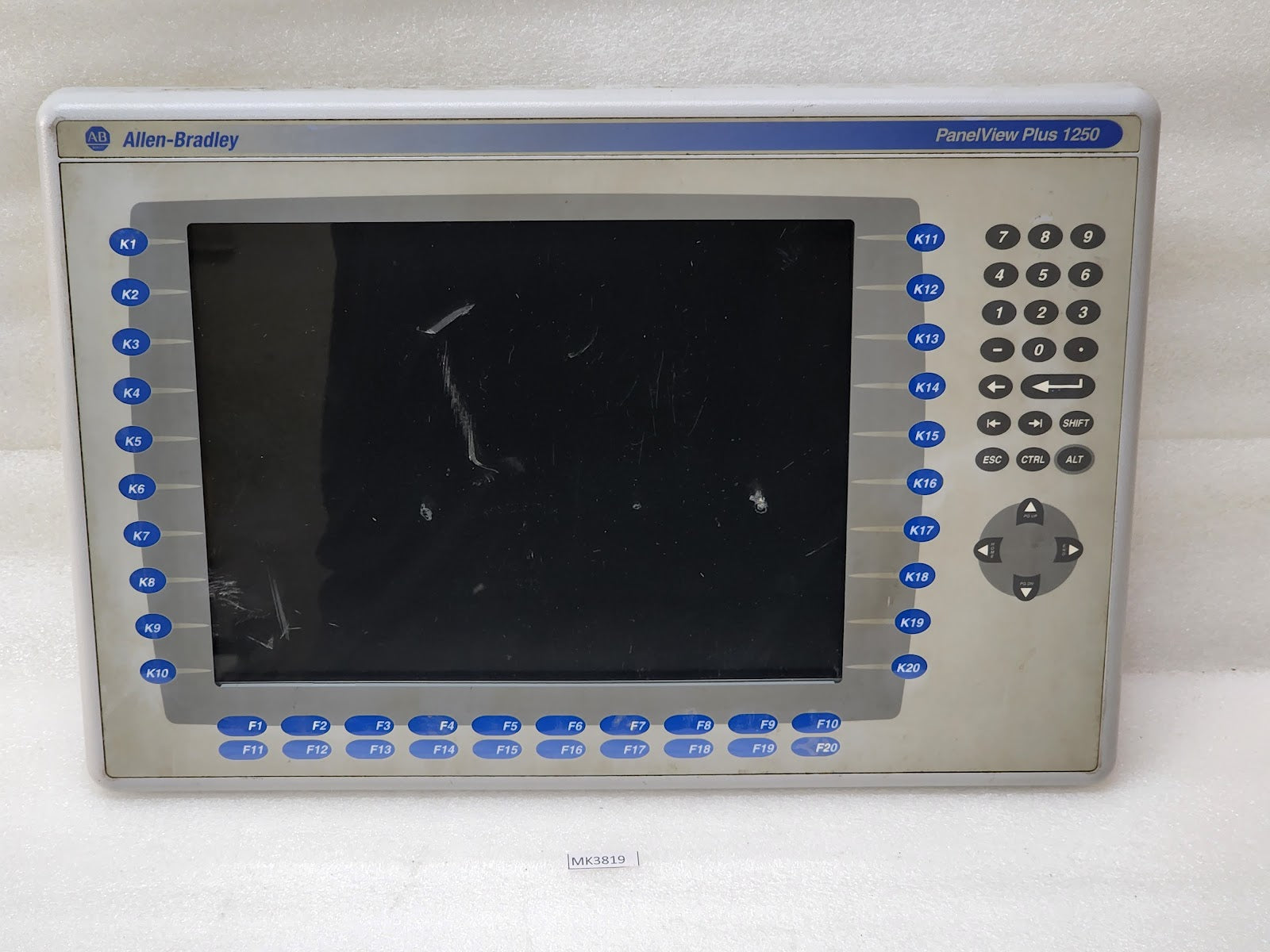 ALLEN B PANELVIEW PLUS 1250 CAT 2711P-RP2 24VDC CAT 2711P-RDK12C