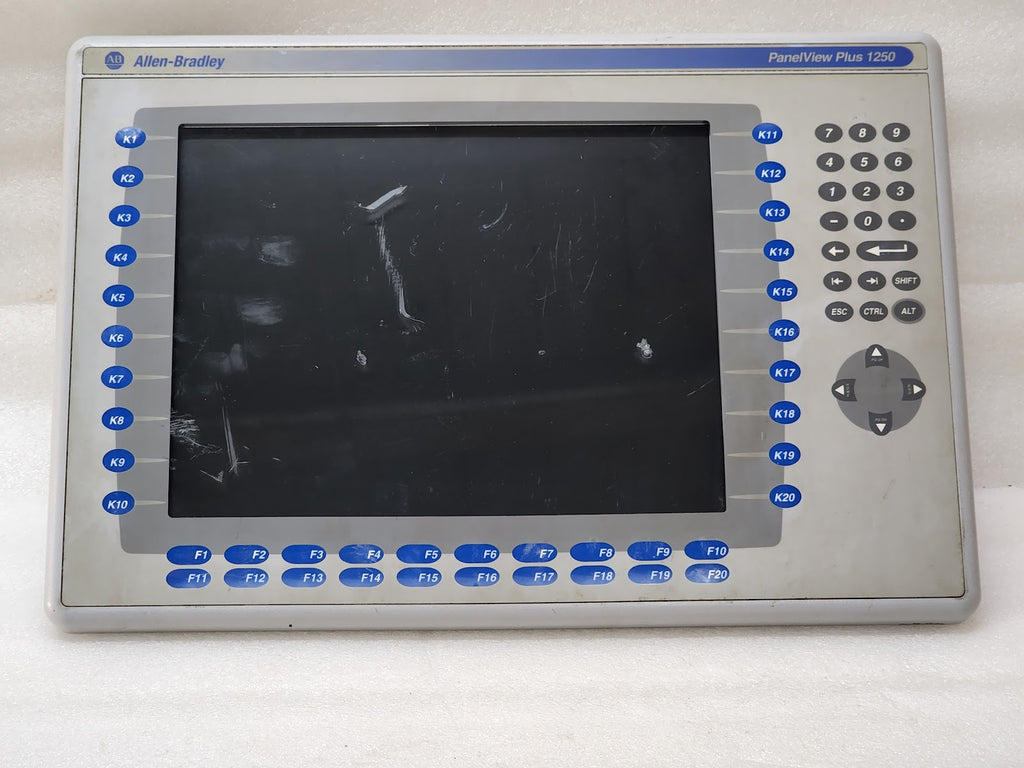 ALLEN B PANELVIEW PLUS 1250 CAT 2711P-RP2 24VDC CAT 2711P-RDK12C