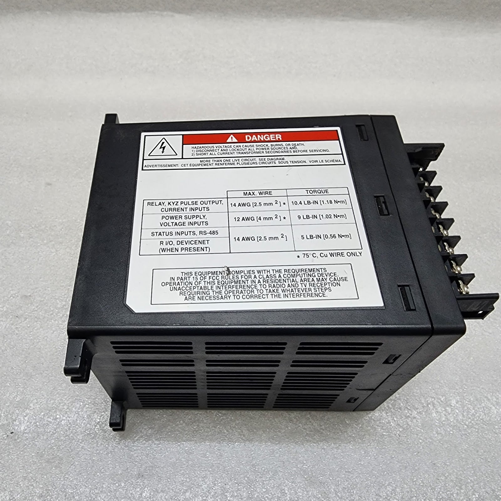 ALLEN BRADLEY POWERMONITOR 30000 CAT 1404-M405A-000