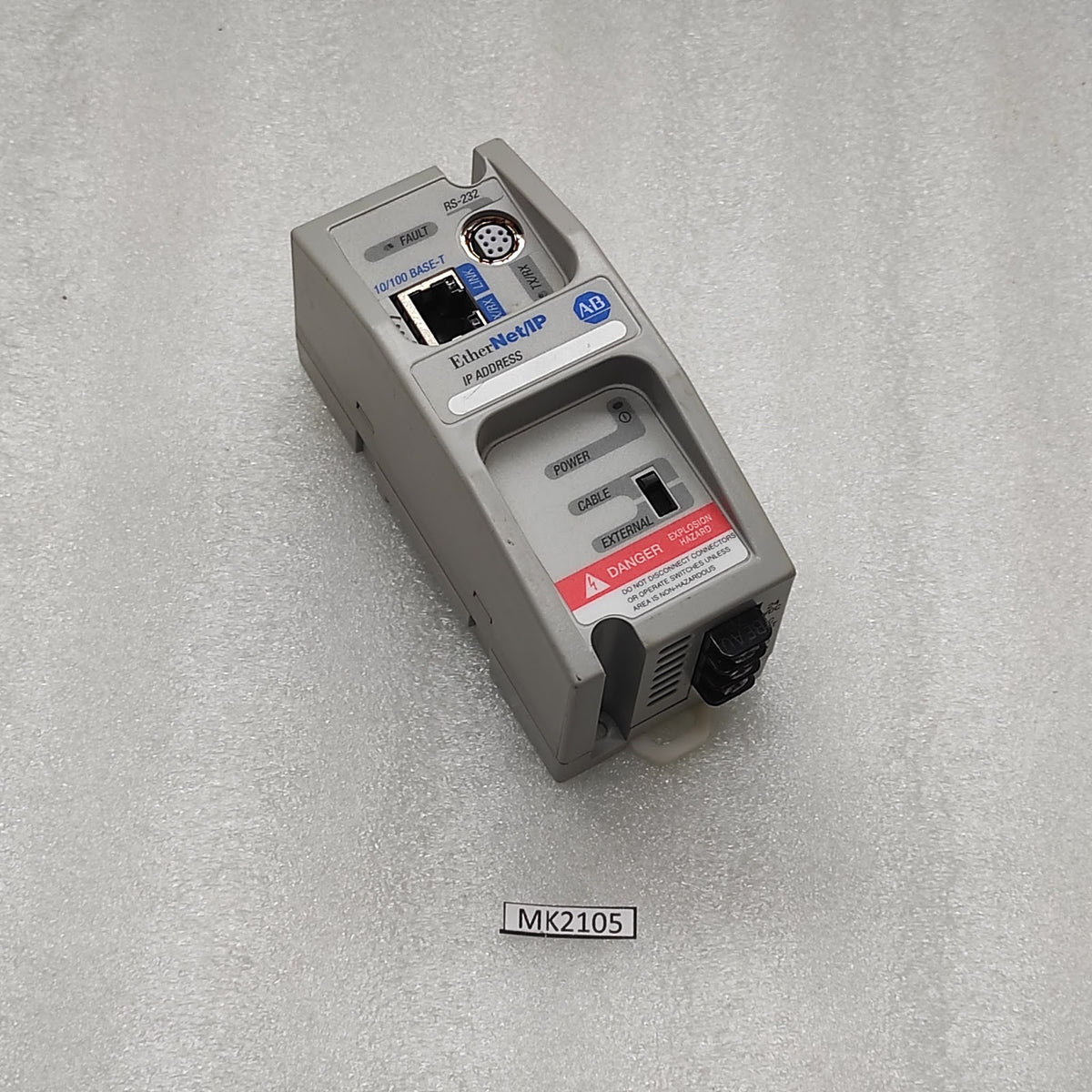 ALLEN BRADLEY 1761-NET-ENI ETHERNET INTERFACE MODULE NWB