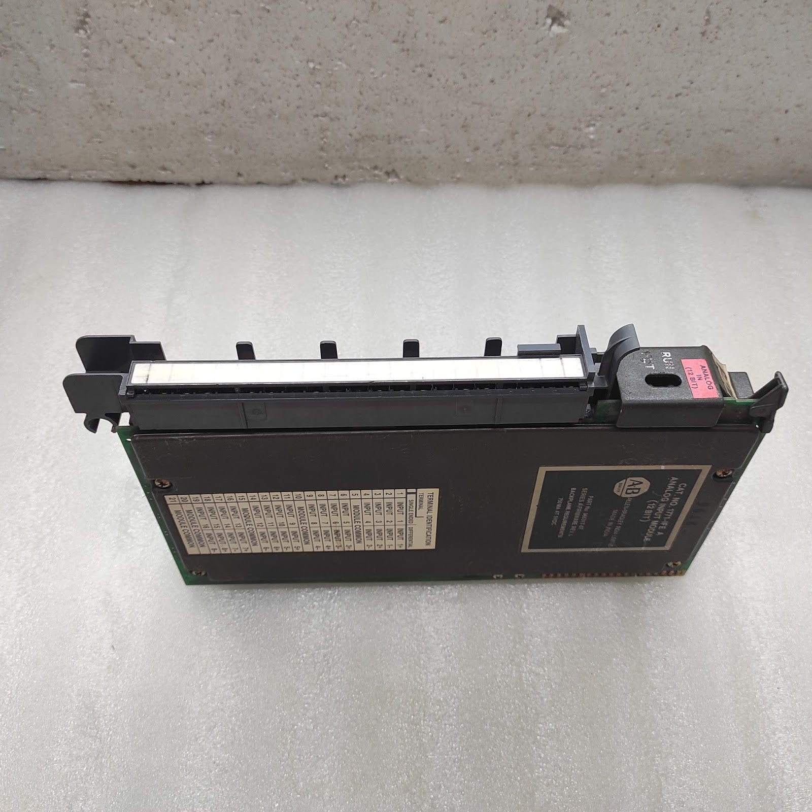 ALLEN BRADLEY 1771-IFE ANALOG INPUT MODULE 966317-07