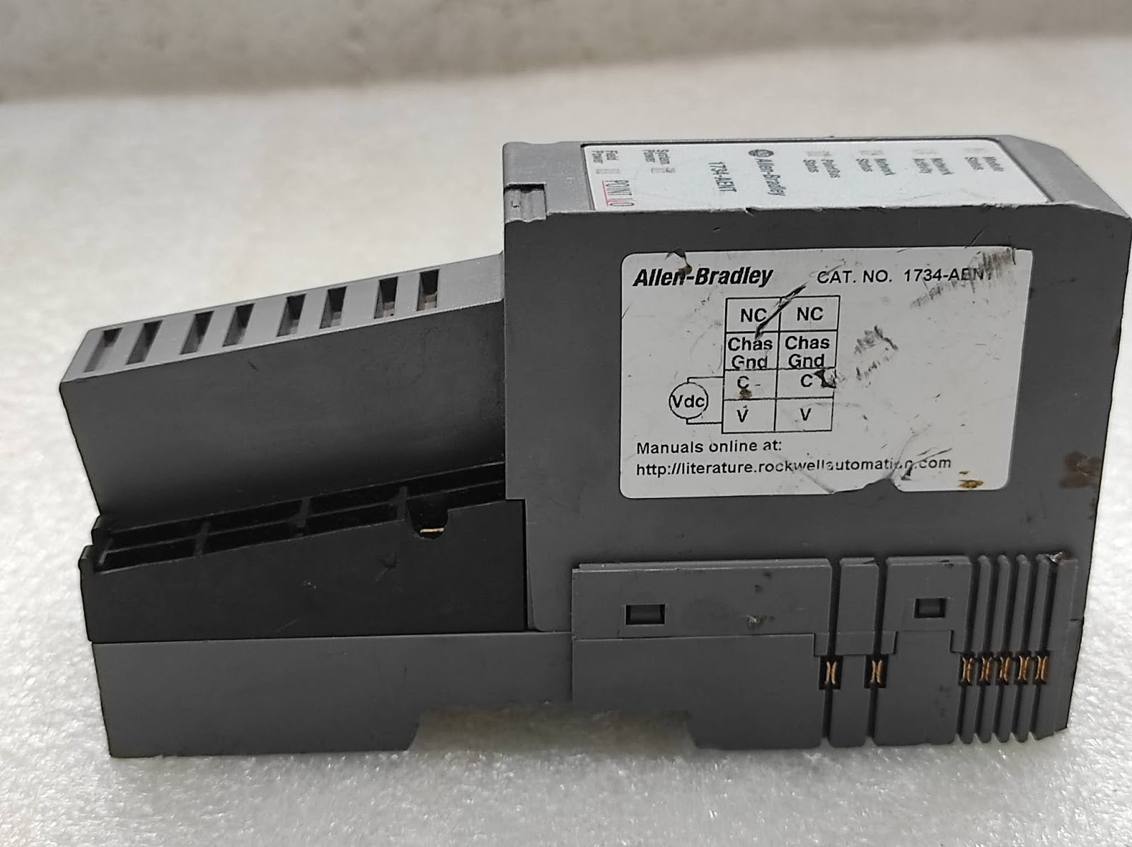ALLEN BRADLEY CAT 1734-AENT I/O ADAPTER 92429471