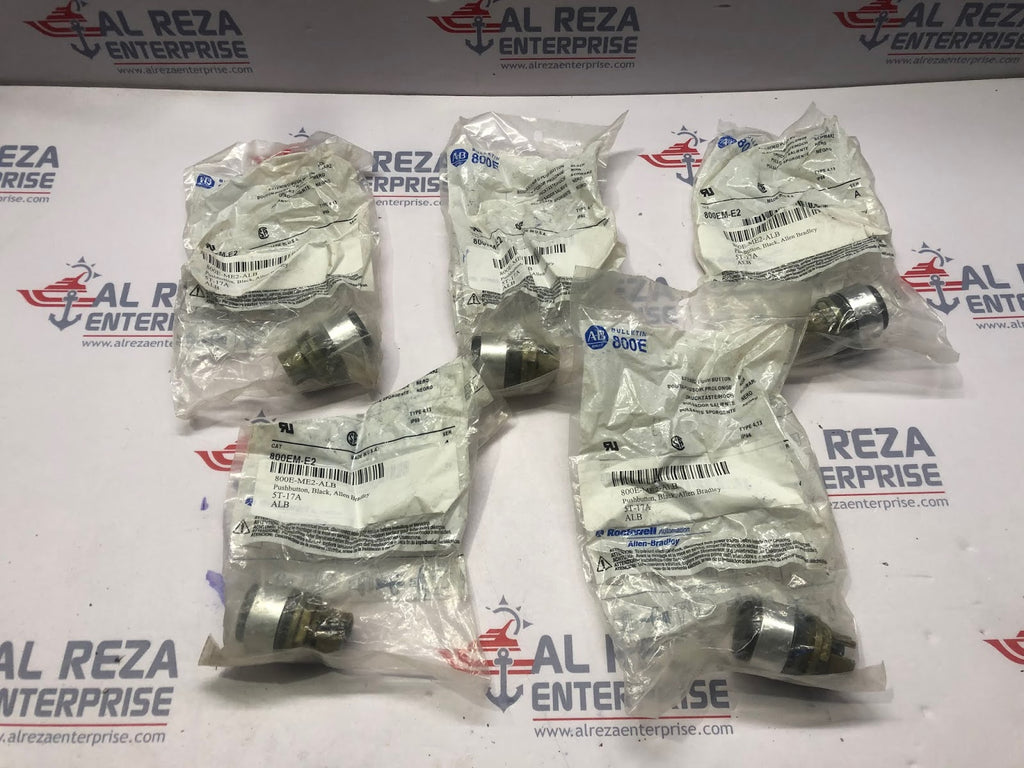 ALLEN BRADLEY CAT 800EM-E2 EXTENDED PUSH BUTTON LOT OF 5 UNIT