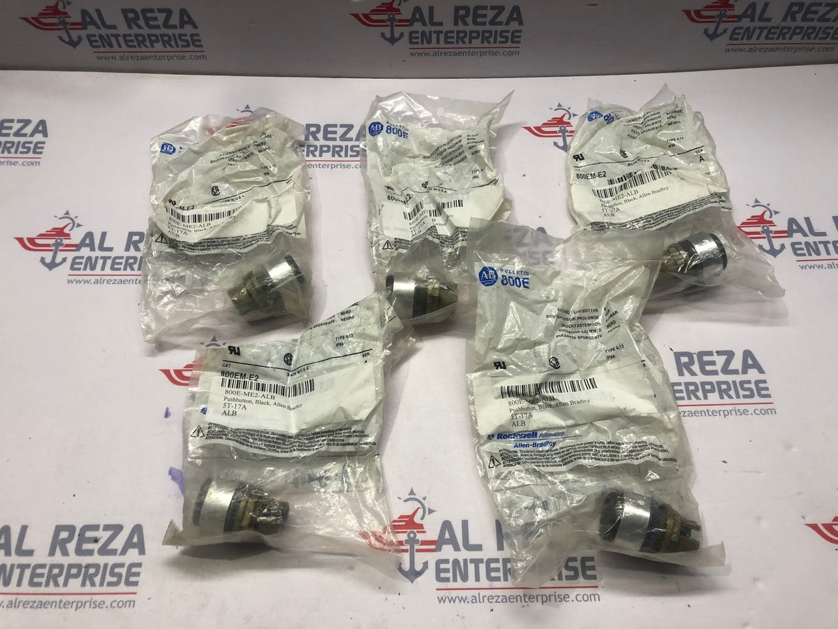 ALLEN BRADLEY CAT 800EM-E2 EXTENDED PUSH BUTTON LOT OF 5 UNIT