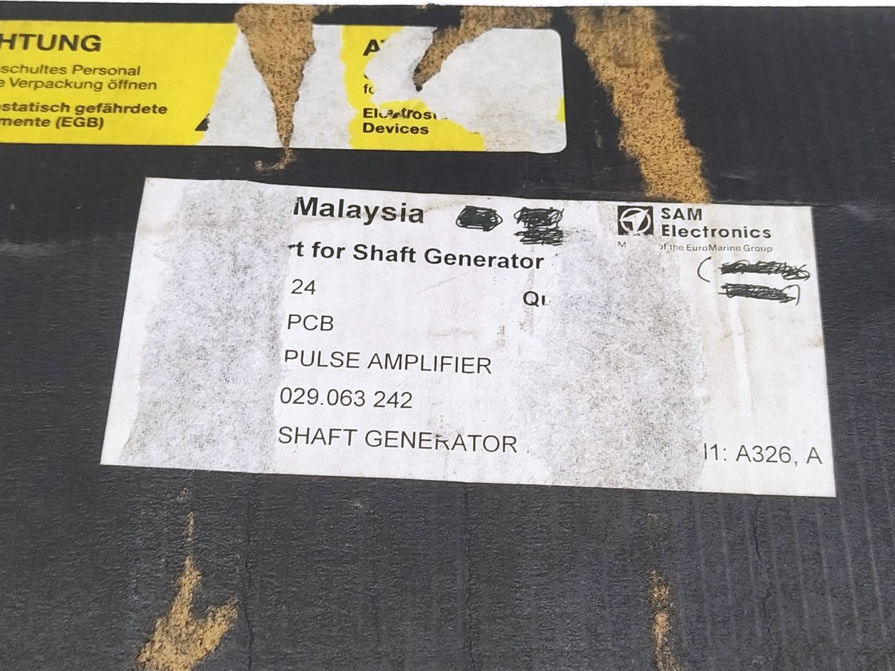 ALSTOM 029.063 242 Pulse Amplifier 029 063 242 SAM Electronics