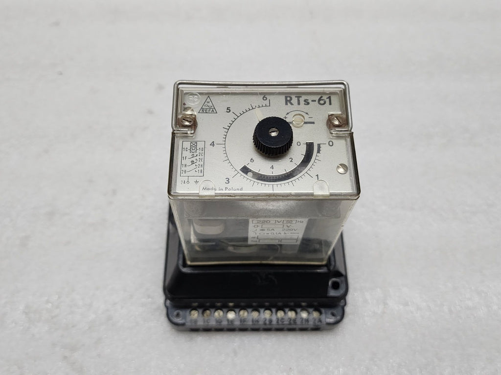 ALSTOM RTS-61 TIME RELAY 220V