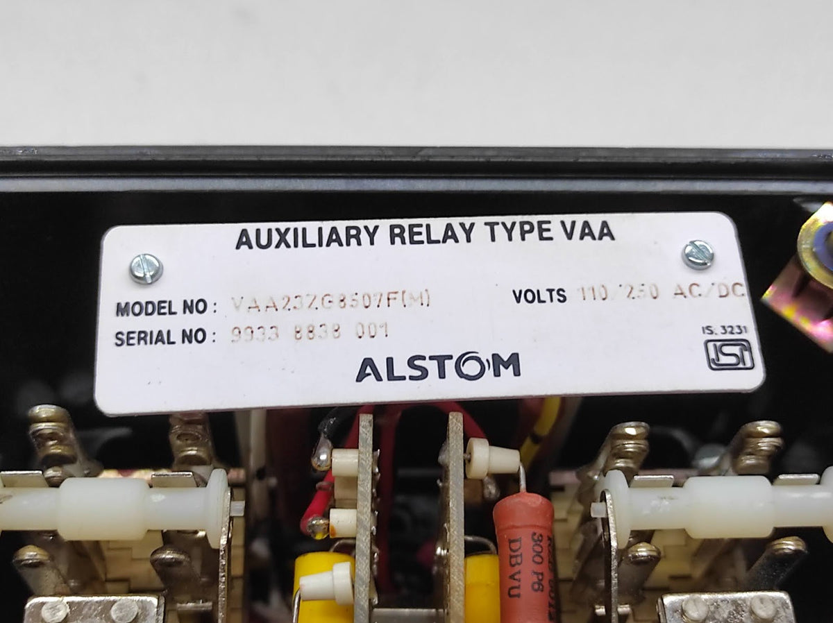 Alstom Auxiliary Relay VAA23ZG8507F(M) 110-250V AC/DC