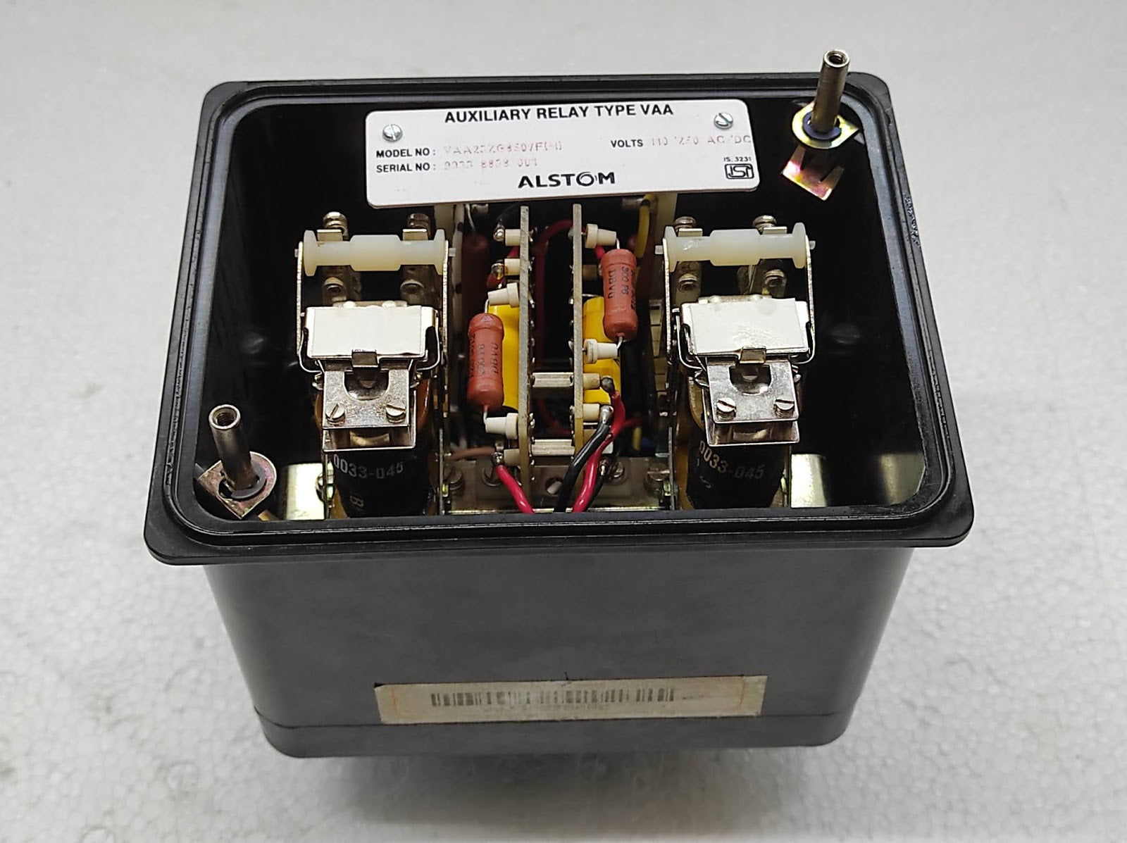 Alstom Auxiliary Relay VAA23ZG8507F(M) 110-250V AC/DC