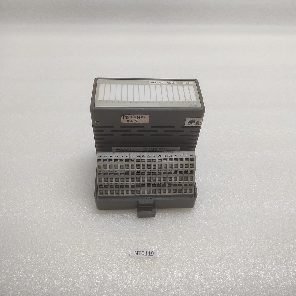 ALTUS PO2020 24 VDC 16 DO TRANSISTOR OPTO MODULE 66.009.400-1