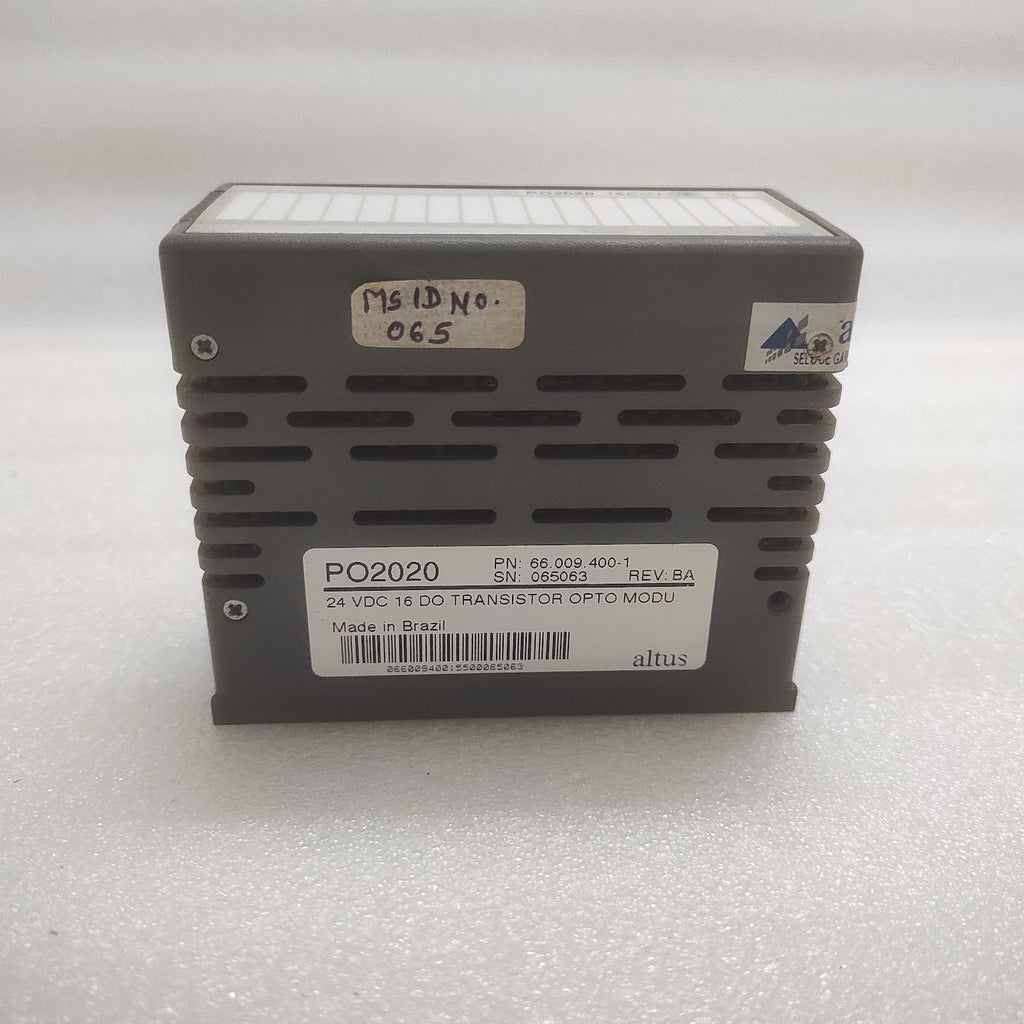ALTUS PO2020 24 VDC 16 DO TRANSISTOR OPTO MODULE 66.009.400-1