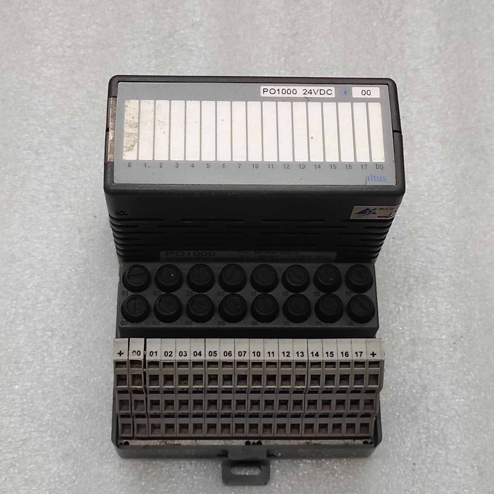 ALTUS PO1000 24VDC 16-DI SINKING OPTO MODULE 66.009.300-5