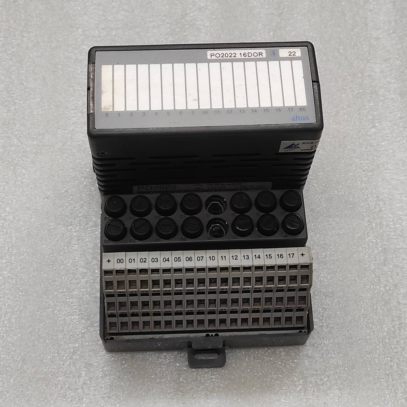 ALTUS PO2022 DIGITAL OUTPUT RELAY 66.009.402-8 PO6100 66.009.704-3