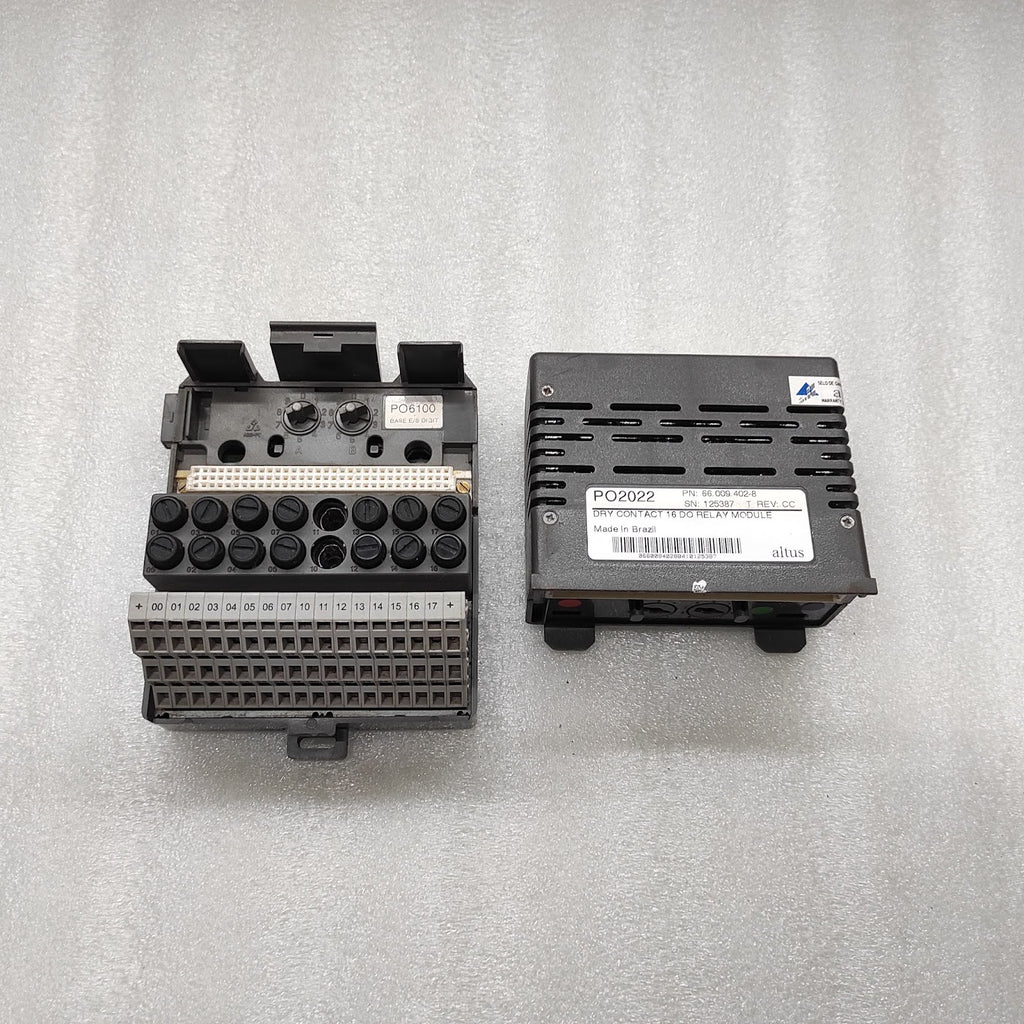 ALTUS PO2022 DIGITAL OUTPUT RELAY 66.009.402-8 PO6100 66.009.704-3