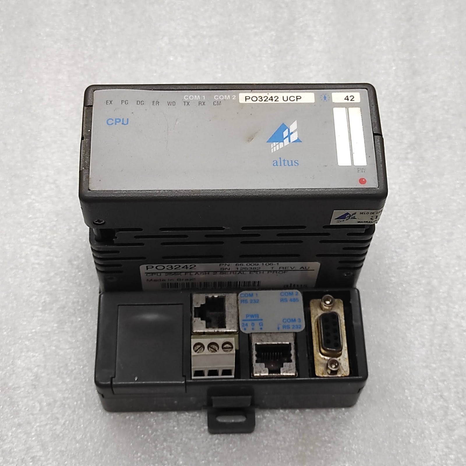 ALTUS PO3242 CPU 66.009.106-1 PO6302 66.009.700-0