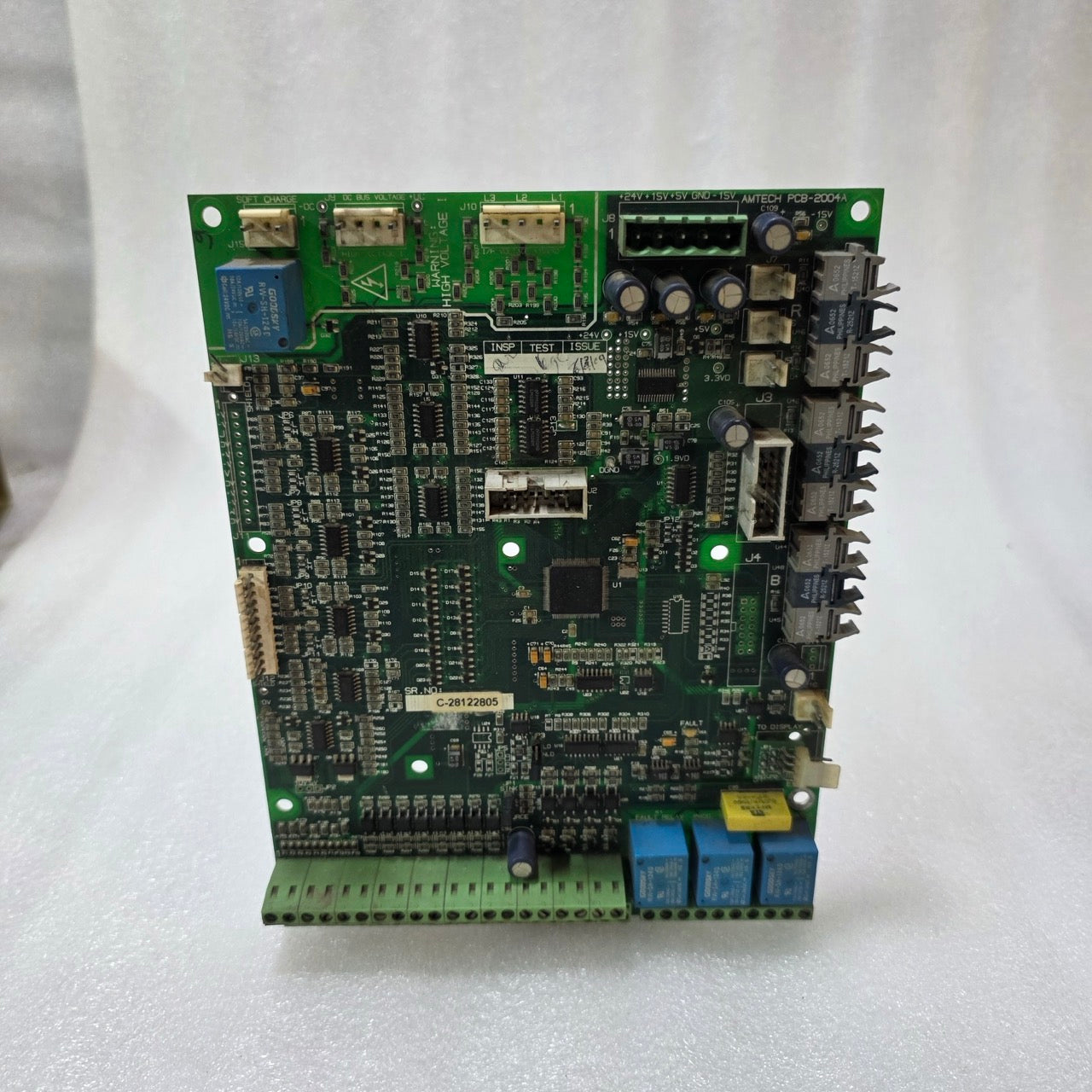 AMTECH PCB-2004A INDUSTRIAL CONTROL PRINTED CIRCUIT BOARD (C-28122805)
