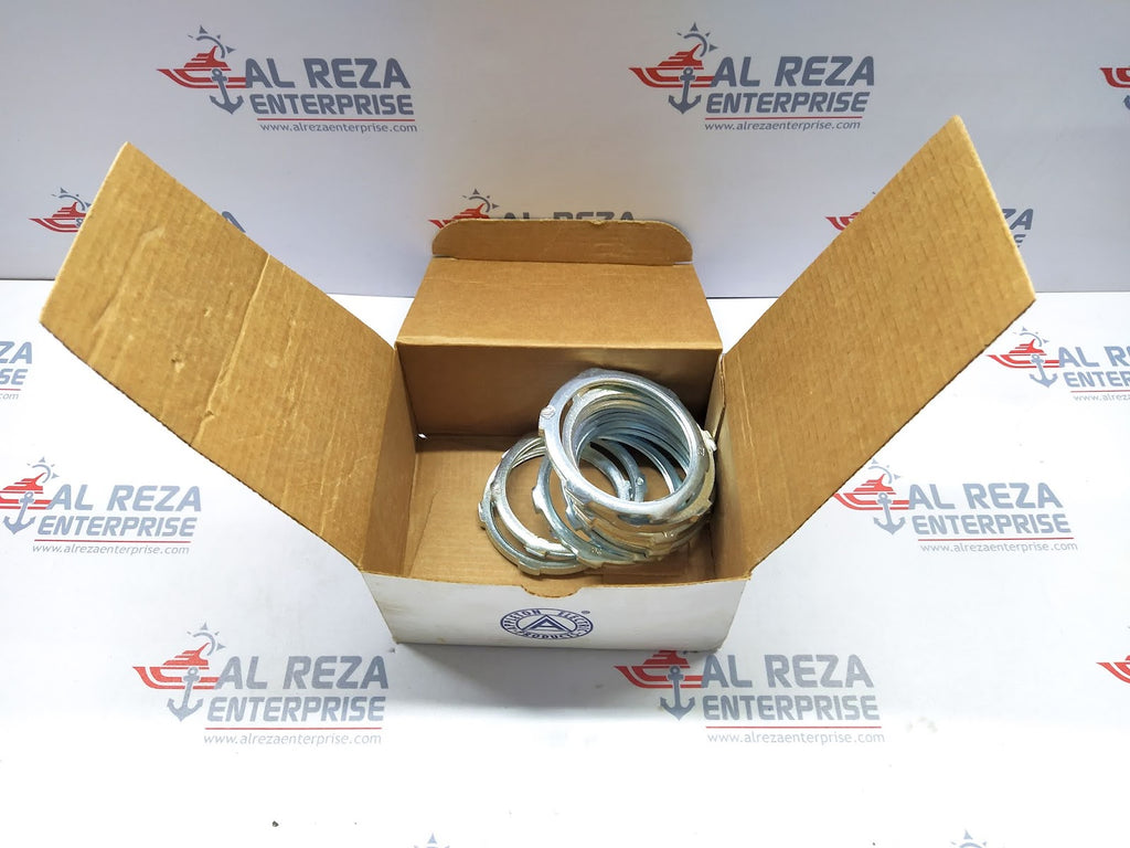 APPLETON EGS BL-250 2.5" MALL IRON LOCKNUTS 5 SET CONTAINS 50 LOCK NUTS