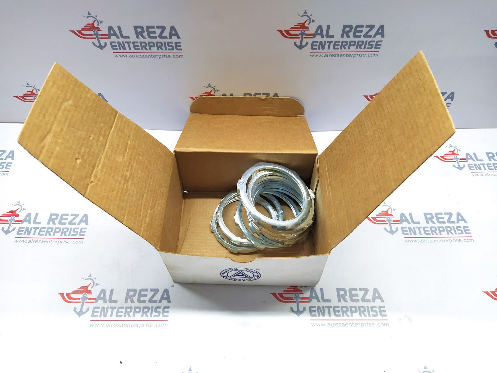 APPLETON EGS BL-250 2.5" MALL IRON LOCKNUTS 5 SET CONTAINS 50 LOCK NUTS