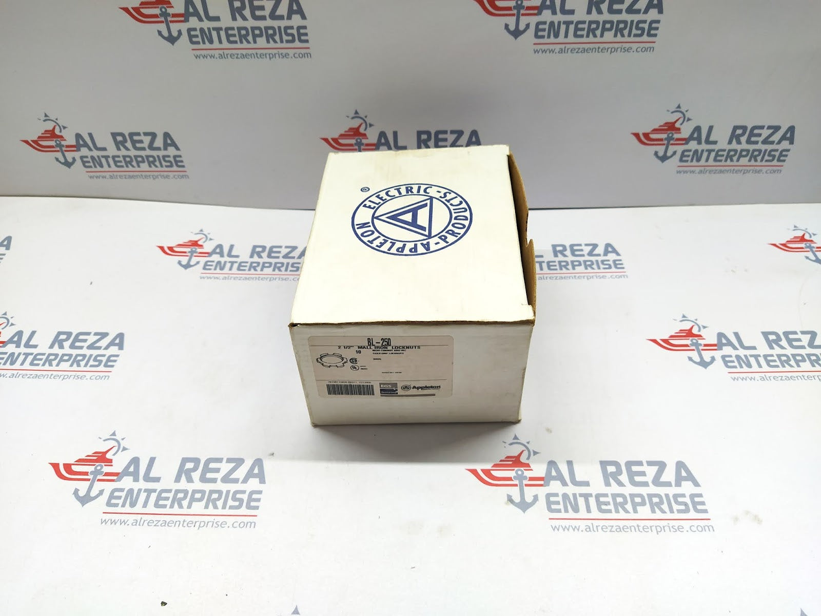 APPLETON EGS BL-250 2.5" MALL IRON LOCKNUTS 5 SET CONTAINS 50 LOCK NUTS