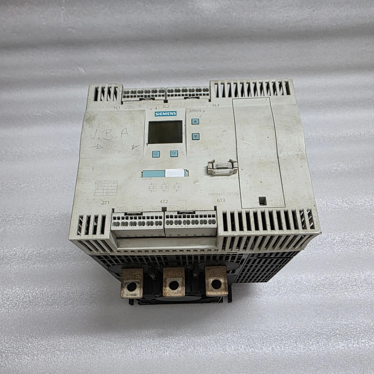 SIEMENS 3RW4445-2BC45 AC SEMICONDUCTOR MOTOR SOFT STARTER