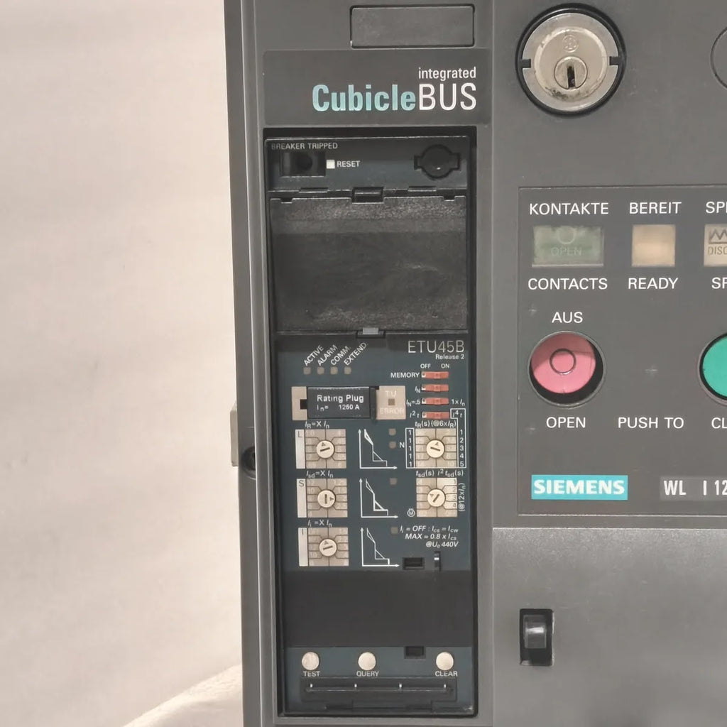 Siemens WL I 1250 N ACB 3WL11122CB364GS4Z ETU45B 1250A with Draw-Out Unit