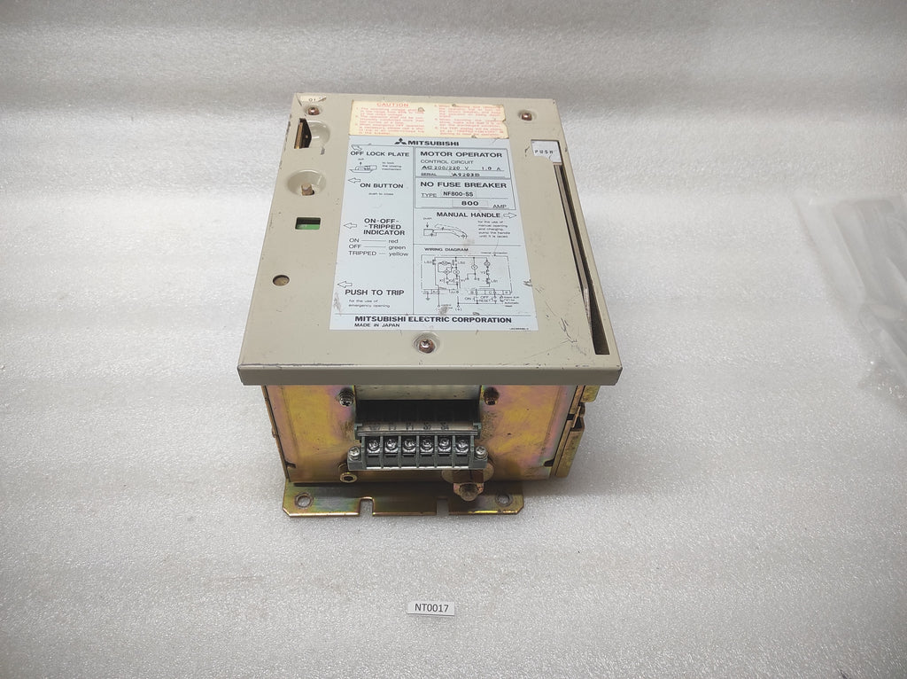 MITSUBISHI ELECTRIC NF800-SS MOTOR OPERATOR 800A