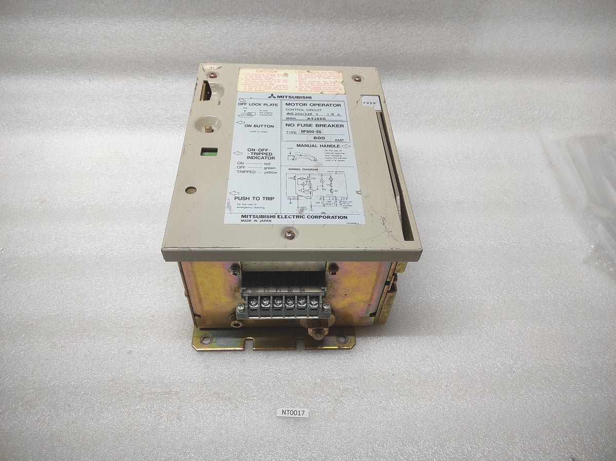 MITSUBISHI ELECTRIC NF800-SS MOTOR OPERATOR 800A