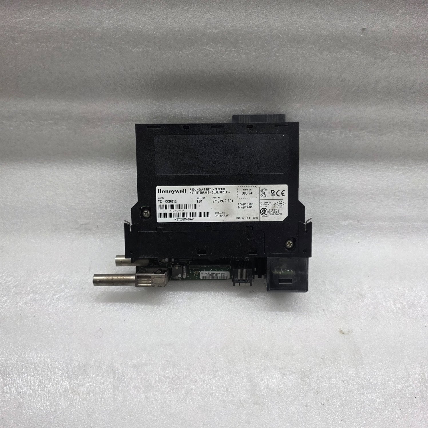 HONEYWELL CAT TC-CCR013 REV F01 REDUNDANT NET INTERFACE 97197972 A01