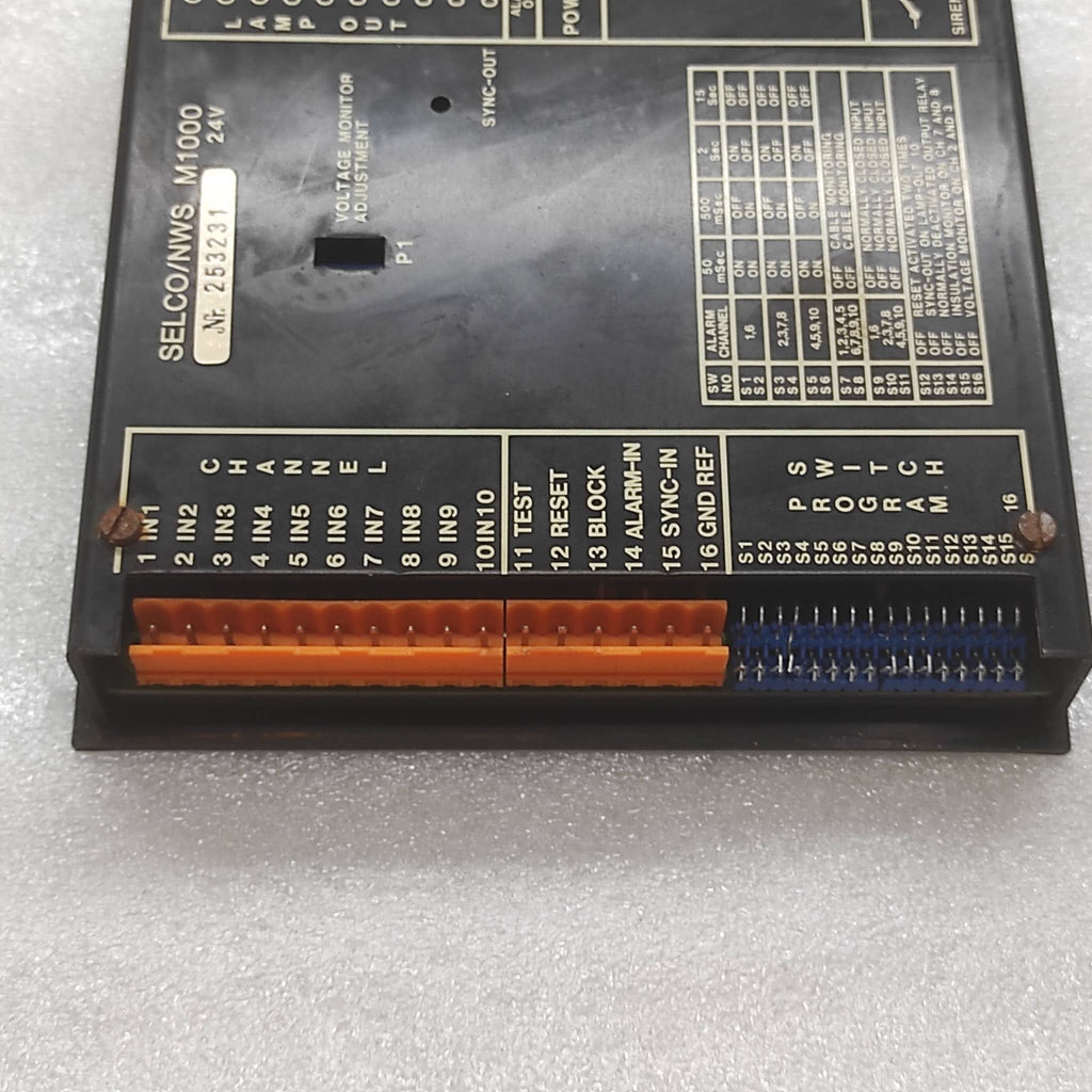 SELCO NWS M1000 ALARM MONITOR 24V 253231