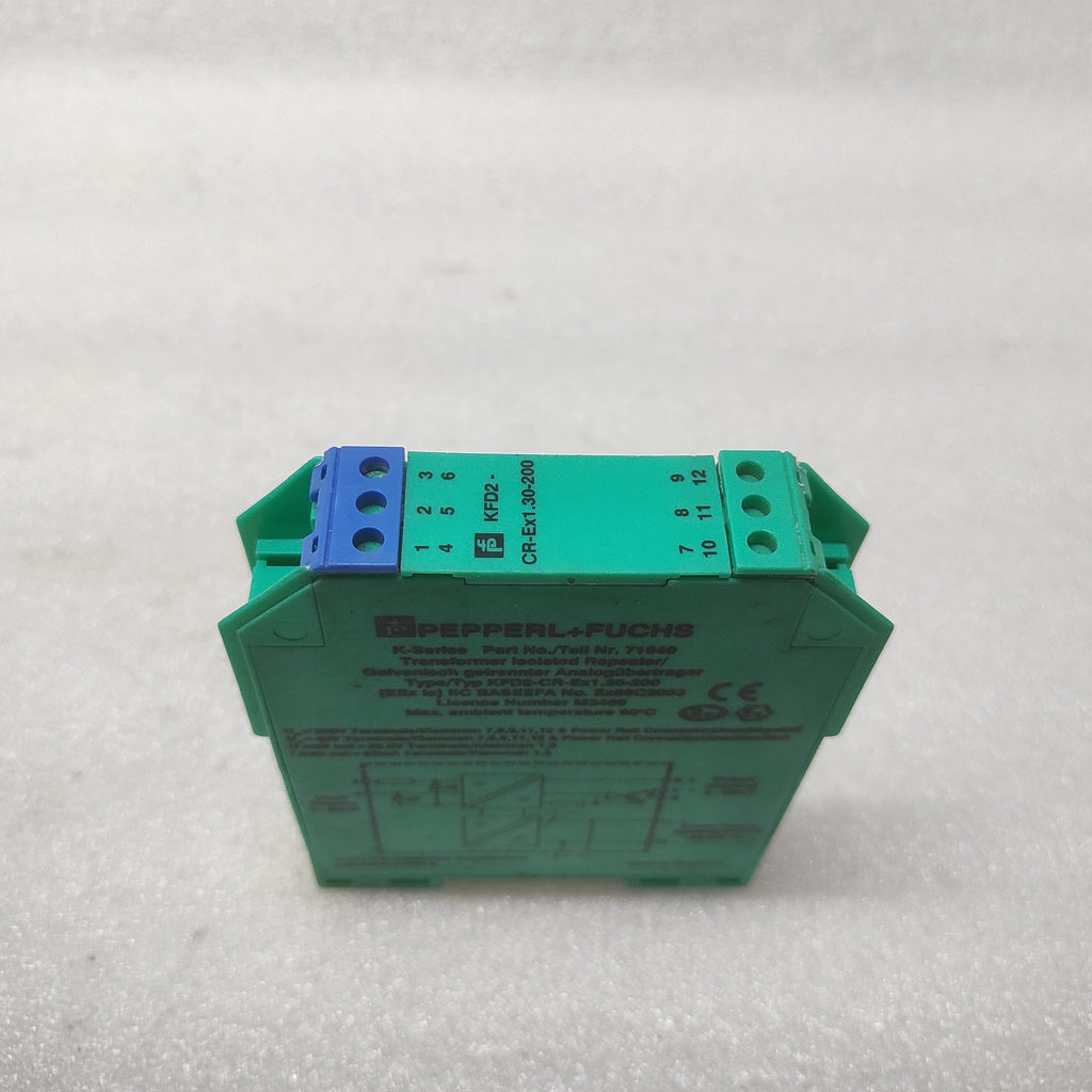 PEPPERL + FUCHS KFD2-CR-EX1.30-200 TRANSFORMER ISOLATED REPEATER 71840