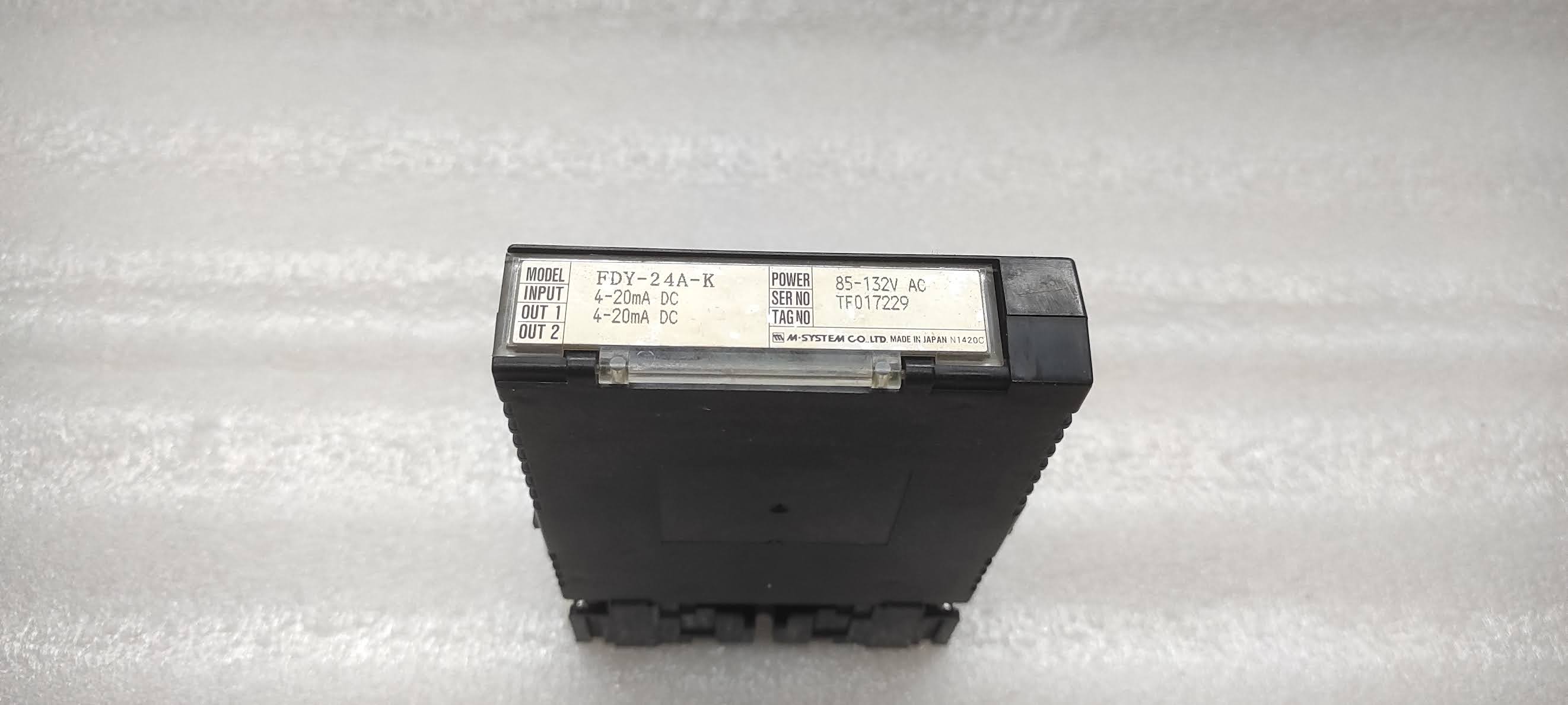 M-SYSTEM FDY-24A-K CURRENT LOOP SUPPLY 85-132VAC