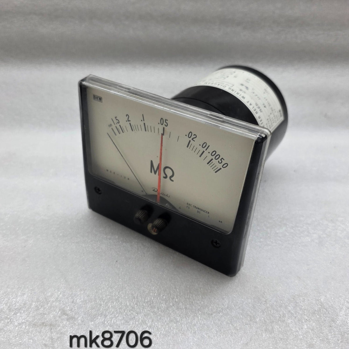 DAIICHI MEK-12N NETWORK INSULATION METER 115VAC