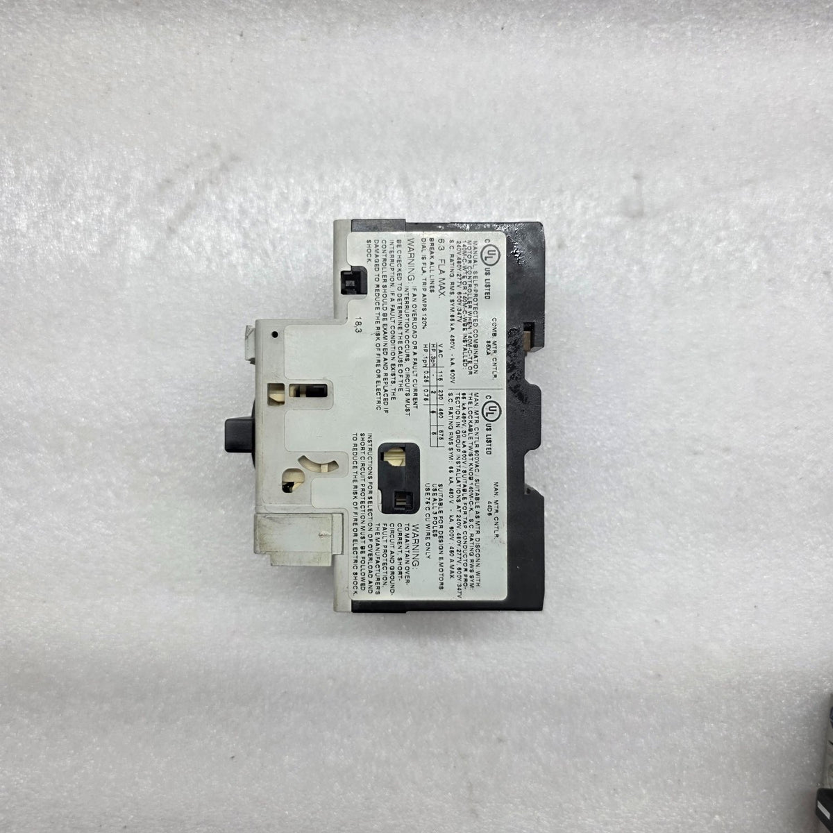 ALLEN BRADLEY CAT 140M-C2E-B63 SER B MOTOR CIRCUIT PROTECTOR 4.0-6.3 A