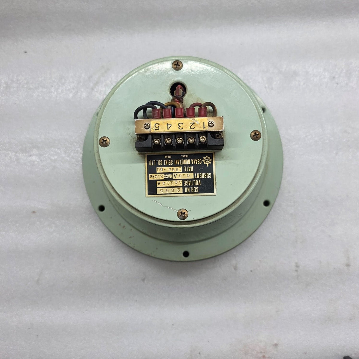 OSAKA NUNOTANI SEIKI RUDDER ANGLE INDICATOR 110V