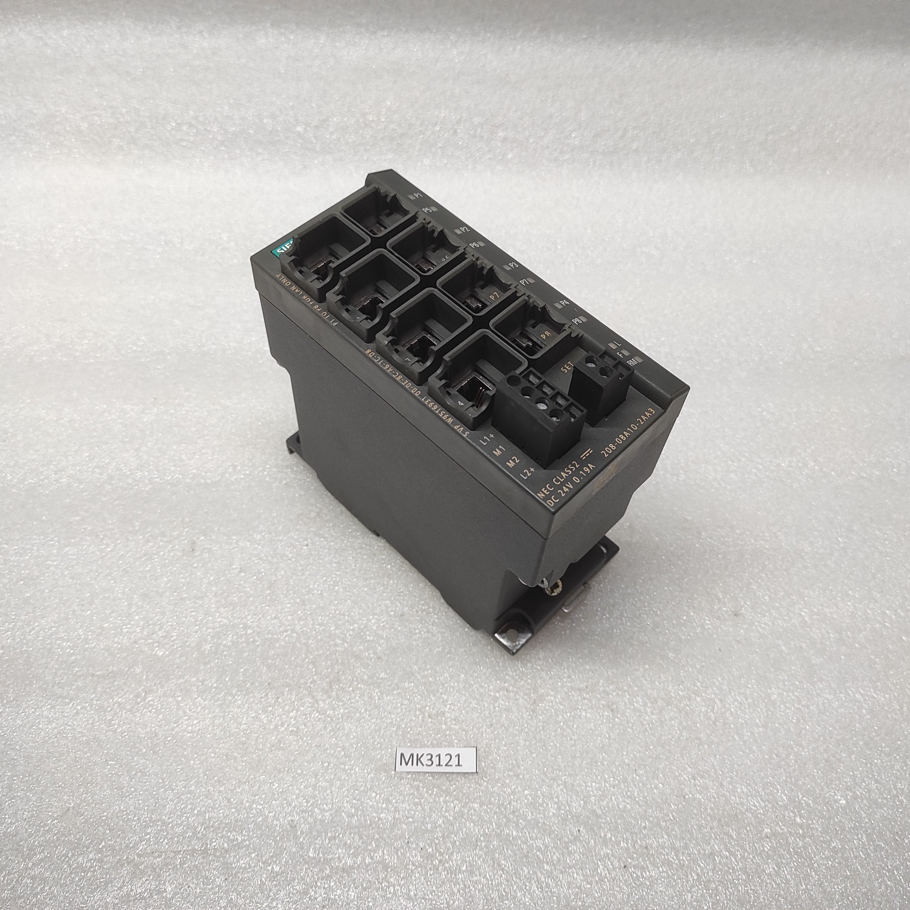 SIEMENS SCALANCE X208 6GK5208-0BA10-2AA3 ETHERNET SWITCH