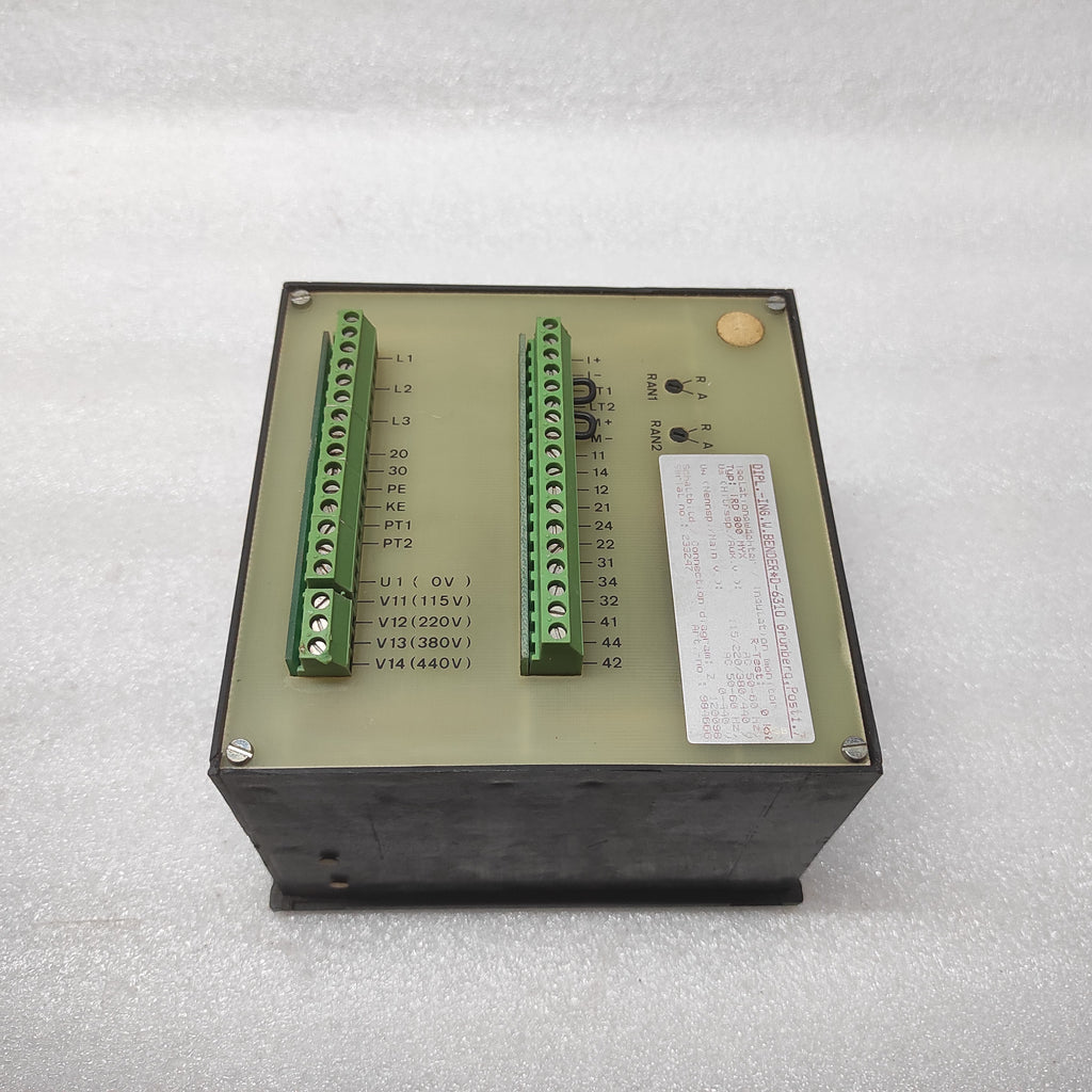 BENDER IRD-800-MYX INSULATION MONITOR A-ISOMETER 115/220/380/440V