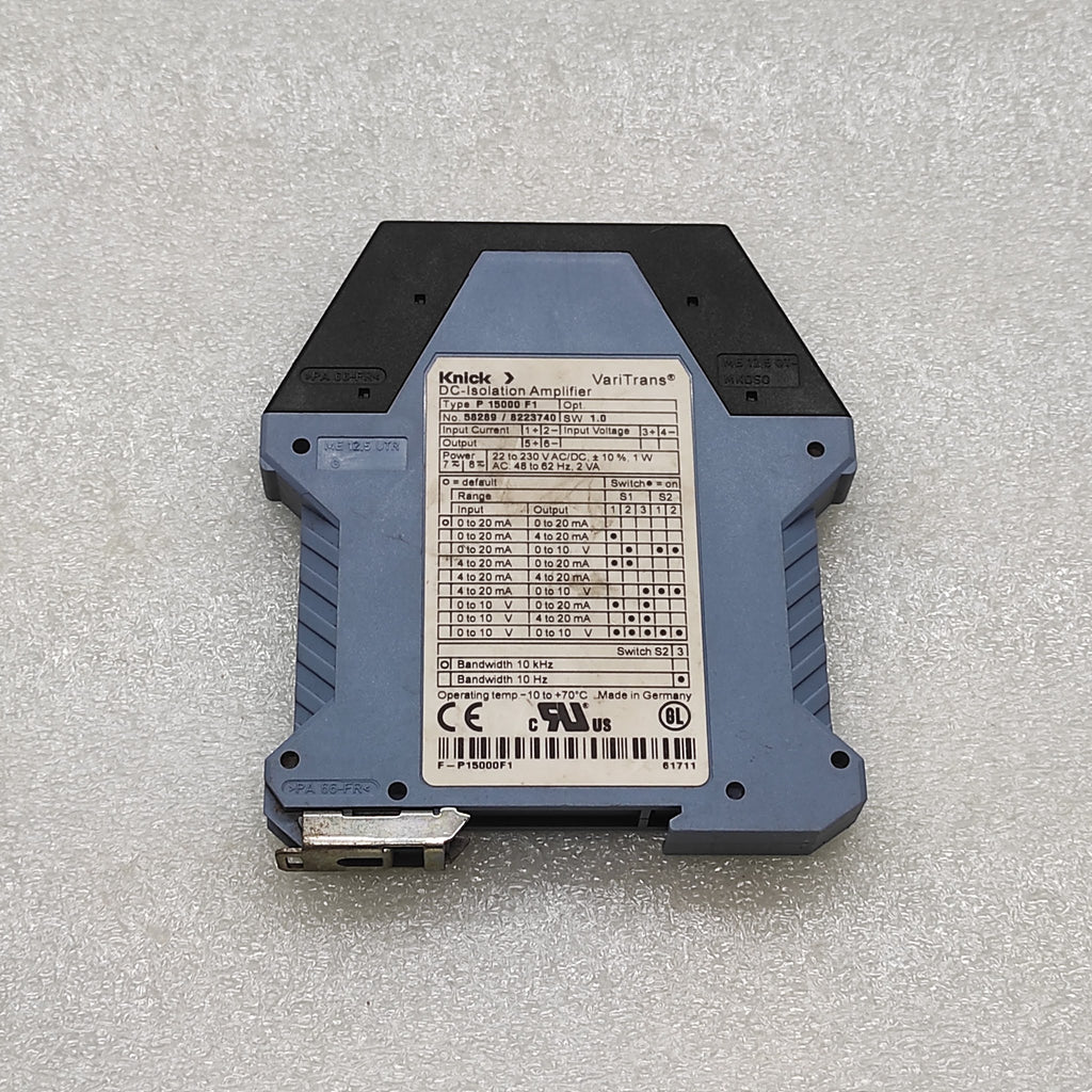 KNICK P 15000 F1 DC-ISOLATER AMPLIFIER 58289-8223740