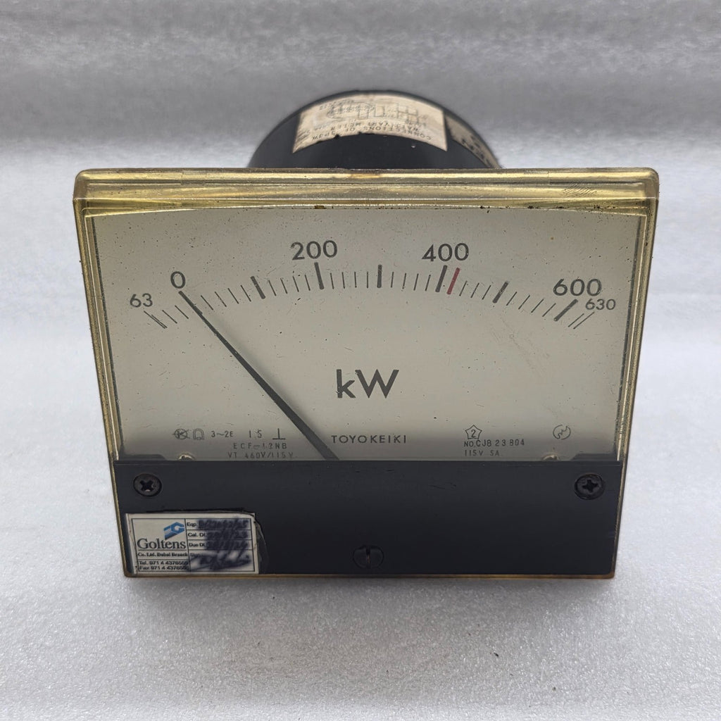 TOYO KEIKI ECF-12NB  KILO WATT METER VT 460V/115V