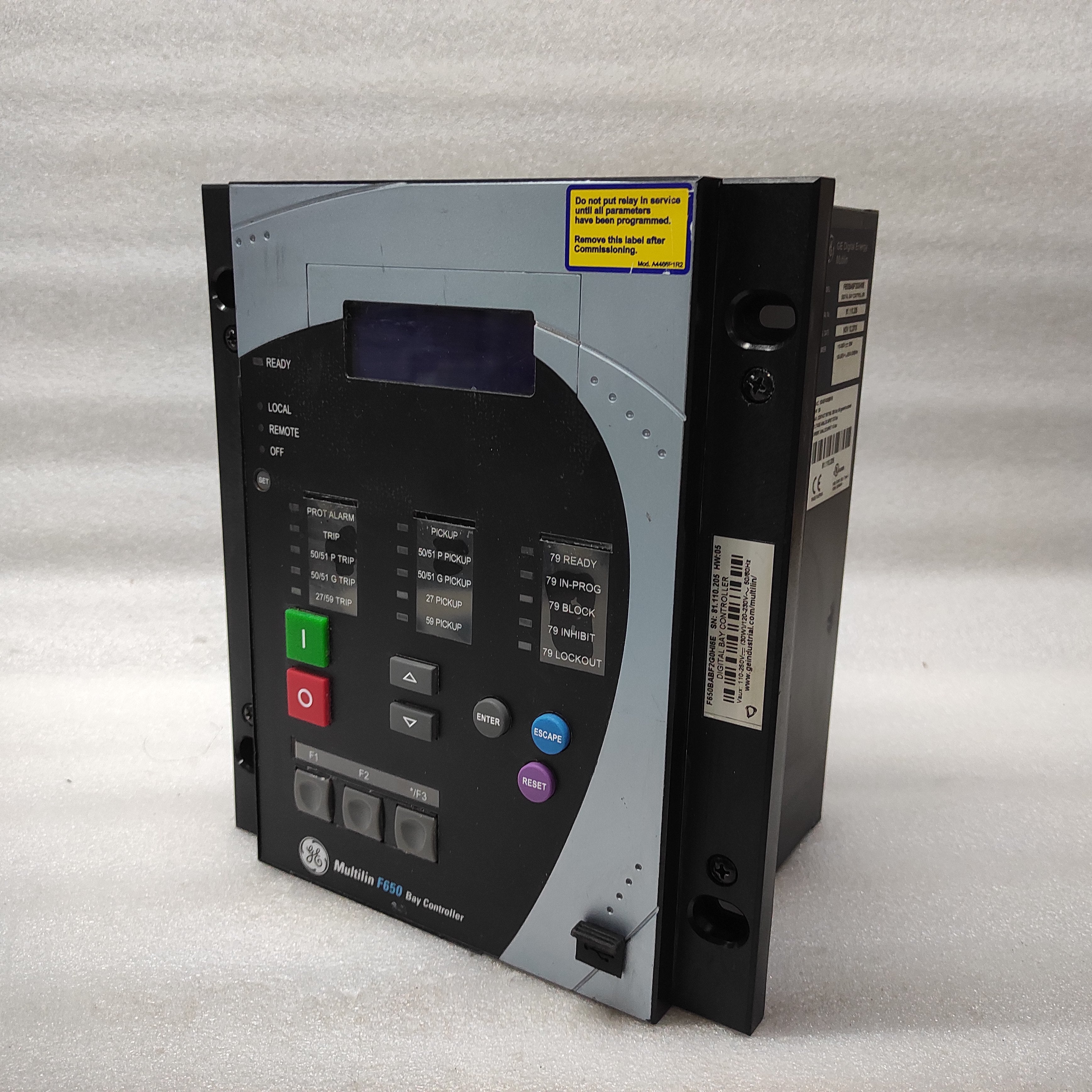 GE MULTILIN F650 F650BABF2G0HI6E DIGITAL BAY CONTROLLER 110-250VDC/120-230VAC