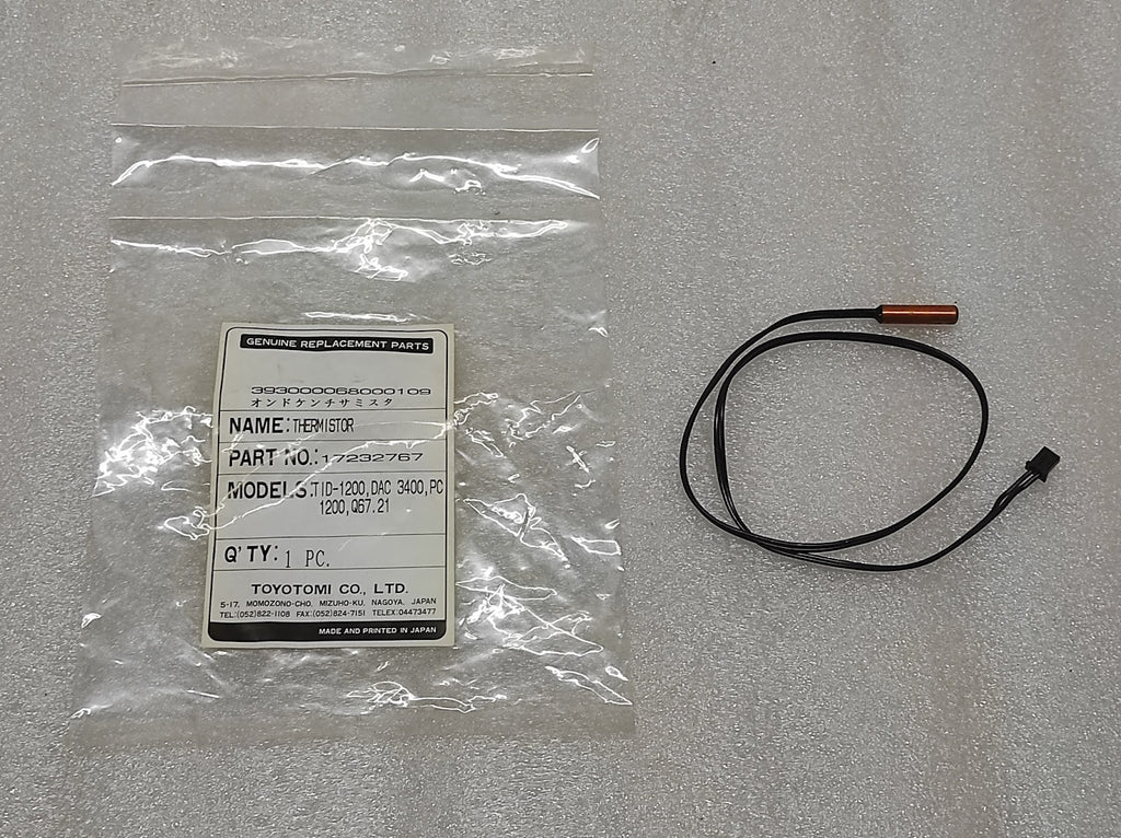 TOYOTOMI 17232767 THERMISTOR FOR TID1200 DAC3400 PC1200 Q67.21