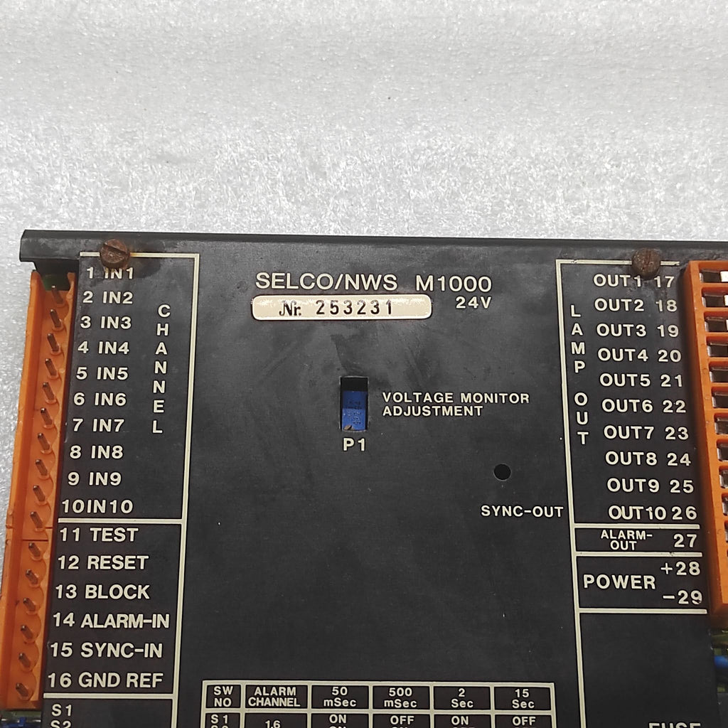 SELCO NWS M1000 ALARM MONITOR 24V 253231